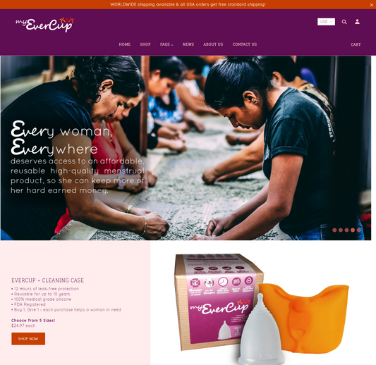 myEverCup | Every woman, Everywhere